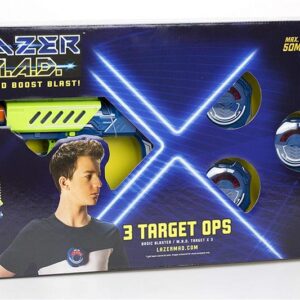 Игрушечное оружие Silverlit Lazer M.A.D. Тренировочный набор (1 бластер, 3 мишени) LM-86846