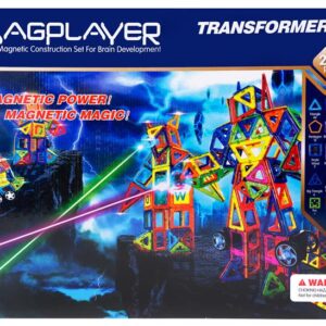 Конструктор Magplayer магнитный набор 208 эл. MPB-208