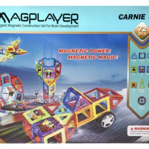 Конструктор Magplayer магнитный набор 72 эл. MPB-72