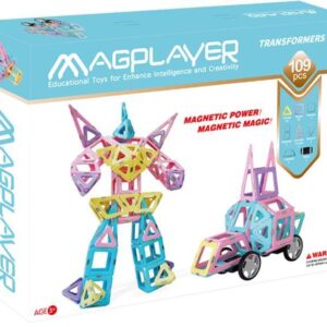 Конструктор Magplayer магнитный набор 109 эл. MPH2-109