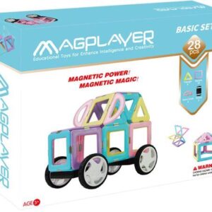 Конструктор Magplayer магнитный набор 28 эл. MPH2-28