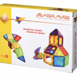 Конструктор Magplayer магнитные плитки 32 эл. MPL-32