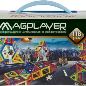 Конструктор Magplayer магнитный набор 118 эл. MPT-118