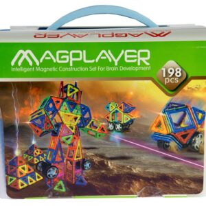 Конструктор Magplayer магнитный набор 198 эл. MPT-198