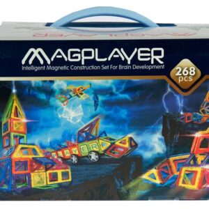 Конструктор Magplayer магнитный набор 268 эл. MPT-268
