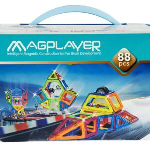 Конструктор Magplayer магнитный набор 88 эл. MPT-88