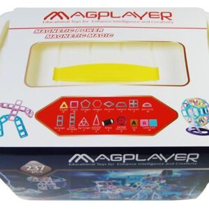 Конструктор Magplayer магнитный набор бокс 237 эл. MPT2-237