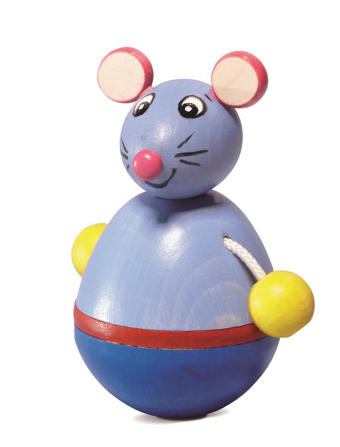 A toy-roly-poly nic wood Mouse NIC61552