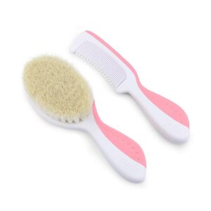 Набор по уходу за ребенком Nuvita 0м+ Розовая расческа и щеточка NV1137COOLPINK