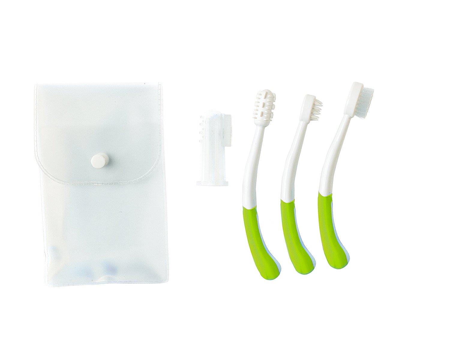 Set by care behind teeth Nuvita baby 0м+ lime NV1145Lime