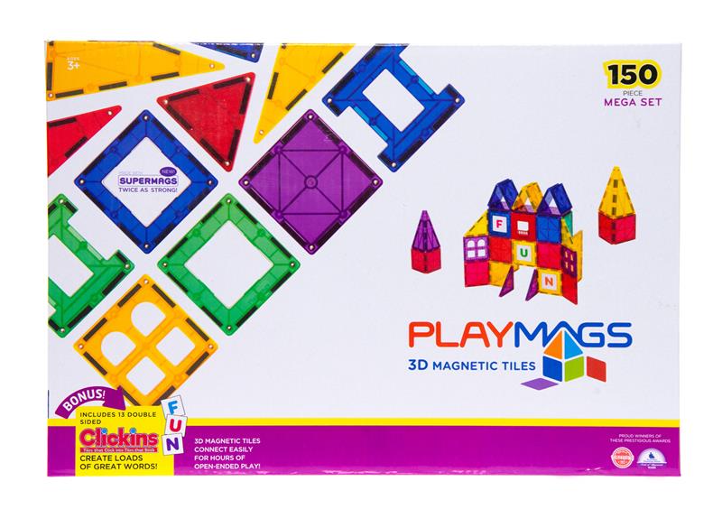 Конструктор Playmags магнитный набор 150 эл. PM156