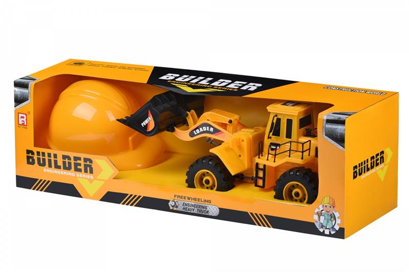 Набір машинок Same toy Builder Трактор + каска R1808Ut