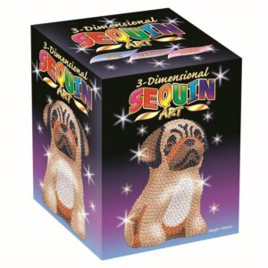 Набор для творчества Sequin Art 3D Большой Лили Мопс SA-1702