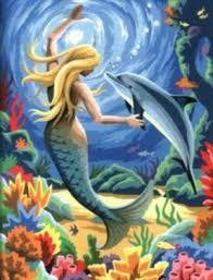 Set for creativity Sequin Art PAINTING BY NUMBERS JUNIOR Mermaid SA0127