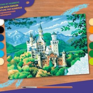 Set for creativity Sequin Art PAINTING BY NUMBERS SENIOR Castle Нойшванштайн SA0128