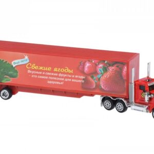 Машинка Same Toy Diecast Тягач з причепом полуниця SQ80911-2Ut-3