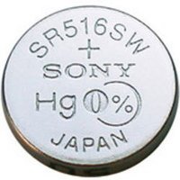 Батарейка SONY SR516SWN-PB годинна