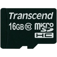map memory TRANSCEND microSDHC 16 GB Class 10 without adapter
