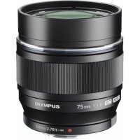 Lens OLYMPUS ET-M7518 75mm 1:1.8 The black
