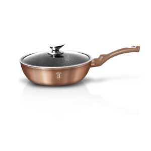 Глубокая сковорода Berlinger Haus Rosegold Metallic Line 24 см BH-1517N