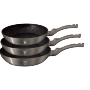 Набор сковородок Berlinger Haus Carbon Metallic Touch Line 3 предмета BH-1273N