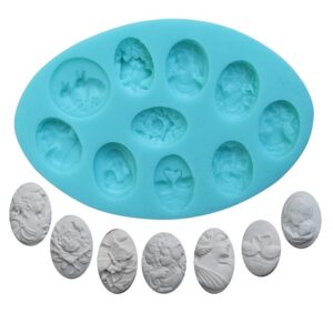 Молд of food silicone Medallion 117*80 mm Empire 8222