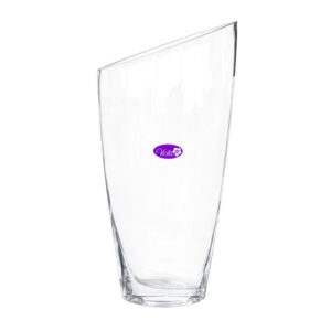 Ваза стеклянная настольная 14x5,5х25 см. Viola 31-108-043