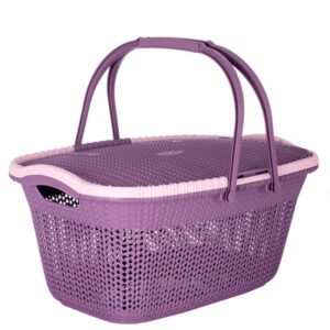 Корзина для пікніка VIOLET HOUSE PLUM Віолетта 1017 Віолетта PLUM з руч. 40 л