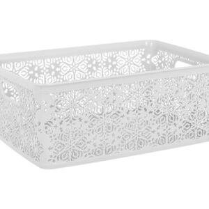 Корзина VIOLET HOUSE WHITE Ажур 0504 4 Ажур W б/кр. 14 л