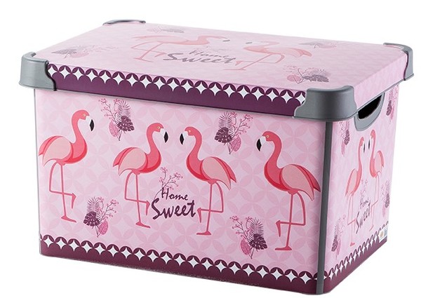 Контейнер VIOLET HOUSE DECOR FLAMINGO 0648 DECOR FLAMINGO с/кр. 20 л