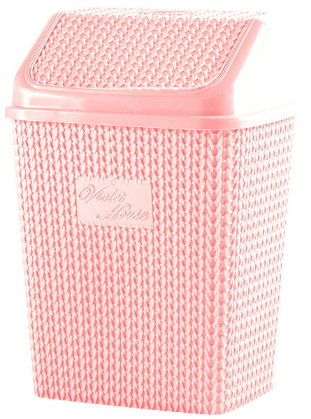 Корзина для мусора VIOLET HOUSE PINK Виолетта  0026 Виолетта PINK 10 л