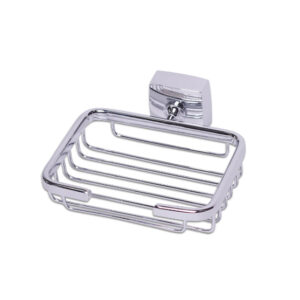 Soap-dish rectangular 13*15*5 cm of stainless chromed become Besser KM-8806
