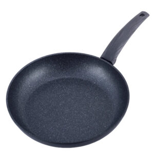 Пательня 28 см з антипригарним покриттям Black marble з алюмінію Kamille KM-4123