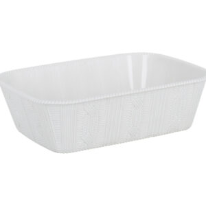 Хлебница VIOLET HOUSE WHITE Вязание 0881 Вязание W 27*20*8 см