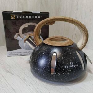 Чайник 2 л зі свистком Edenberg EB-8844 Black