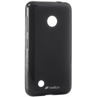 Cover for сматф. MELKCO Nokia Lumia 530 Poly Jacket TPU The black