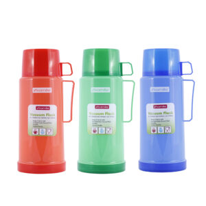 Thermos 600 ml plastic with glass колбой Kamille KM-2071