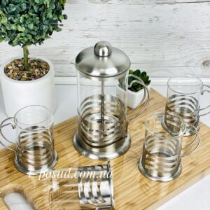 Set jacket-press + 4 cups Edenberg EB-330 Write-down
