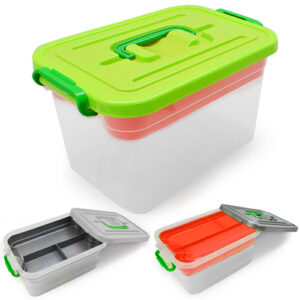 Box universal Transparent with removable shelf 6.3 l PB-461