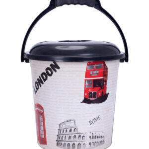 Відро з кришкою VIOLET HOUSE 0205 №3 LONDON с/кр.10 л