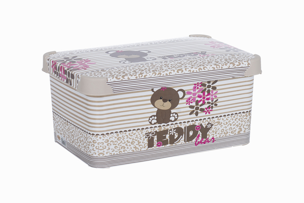 Контейнер для хранения Violet House 0648 DECOR TEDDY с/кр. 20 л