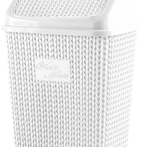 Корзина д/сміття VIOLET HOUSE 0026 Віолетта WHITE с/к 10 л