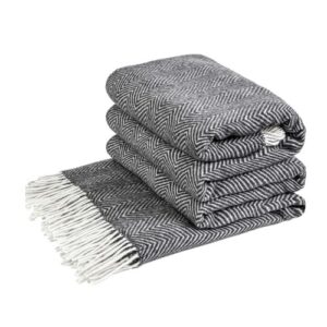 Plaid Merino 140х200 cm ЗИГ-ЗАГ the.gray Love You 4241
