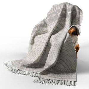 Plaid Merino 140х200 cm Deer gray Love You 4078
