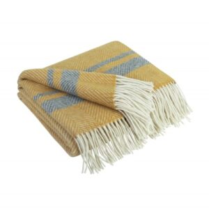 Plaid Merino 140х200 cm Sport bel-горч-Ser Love You 4489