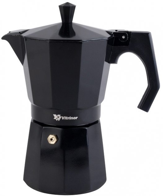Гейзерная coffee maker Vitrinor Black 9 cups 1224244