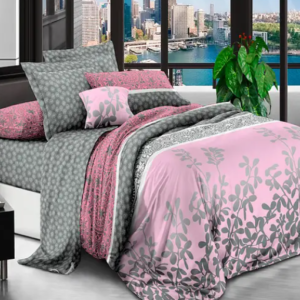 Комплект постільної білизни бязь полуторний Love You Home 7129