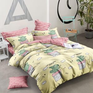 Комплект постільної білизни бязь полуторний Love You Home 7131