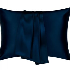 Silk pillowcase 50х70 cm blue Love You 5020