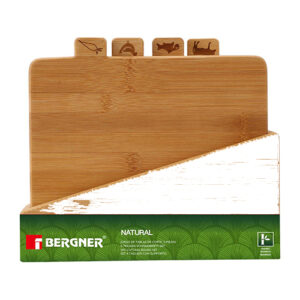 Set cutting boards 5 items Bergner Nature BG-4940-MM/Уценка